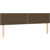  Uzglavlja tamnosmeđa 180x5x78/88 cm od tkanine | shoptok.hr