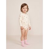 Sinsay Pamučni bodiji dugih rukava s cvjetnim motivom 3 pack | shoptok.hr