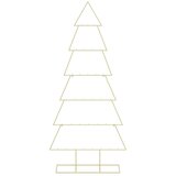  Metalno božićno drvce sa stalkom KUOPIO 180 cm Čelik Zlatno - 180 cm Zlatno bez LED svjetala | shoptok.hr