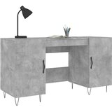  Radni stol boja betona 140 x 50 x 75 cm od konstruiranog drva | shoptok.hr