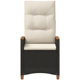  Ležaljka u vrtu Crna i Krema 64 x 57,5 x 112 cm poliratan | shoptok.hr