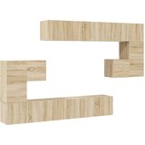  10-dijelni set TV ormarića boja hrasta sonome konstruirano drvo | Eponuda.com