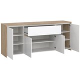 Tvilum Bijela/u prirodnoj boji komoda u dekoru hrasta 197x84x48 cm Next – | shoptok.hr