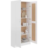 Ormarić za knjige bijeli 82,5 x 30,5 x 185,5 cm od iverice | shoptok.hr