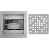 Tuš kanalica REA DOTS 120x120 Nickel Brush | shoptok.hr