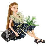  Lutka za igru Emily za modnu reviju sa crnom torbicom - 30 cm | shoptok.hr