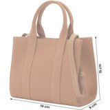 Karl Lagerfeld Ročna torbica rjava / bela | Shoptok.si