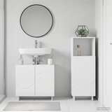  Set ormarića za kupaonicu 2 kom. Bijela visokog sjaja | shoptok.hr