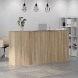 Recepcijski stol 200x50x103,5 cm od konstruiranog drva | Eponuda.com