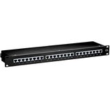 Equip 24-Port Cat.6 Shielded Patch Panel, Black | shoptok.hr
