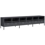Maison Chic TV omarica - TV stojalo - Televizijska omarica antracit 202x39x43,5 cm hladno valjano jeklo, (21700956) Cene