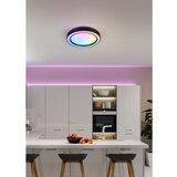  Črna/bela LED stropna svetilka ø 40 cm Arco – | Shoptok.si