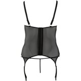 Cottelli - Ženski top s cvetlicami za polno oprsje (črn) - XXL | Shoptok.si