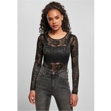 UC Ladies Ladies Lace Longsleeve Body black | shoptok.hr