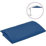 vidaXL Zamjenska tkanina za konzolni suncobran 350 cm azurno plava | shoptok.hr
