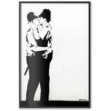  Plakat - The Policemen\'s Kiss 40x60 Crni okvir | shoptok.hr