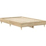 vidaXL posteljni okvir brez ležišča Sonoma hrast 120x200 cm | Shoptok.si