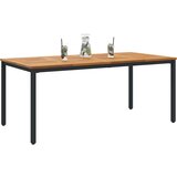 Vanjski stol Prirodna i crna 180 x 90 x 75 cm | shoptok.hr