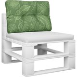  Jastuk za palete s uzorkom lišća 50 x 40 x 12 cm od tkanine | shoptok.hr