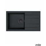 Milo Granitna sudopera Retto 78x46cm Lava stone ø90 | Eponuda.com