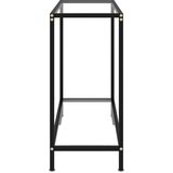  Konzolni stol prozirni 80 x 35 x 75 cm od kaljenog stakla | shoptok.hr