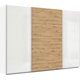 Modern Living Omara Z Drsnimi Vrati Feldkirch, Bela, Barva Hrasta Slike