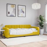  Dnevni krevet žuti 80 x 200 cm baršunasti | shoptok.hr
