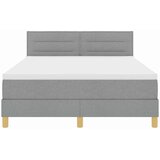  s opruga kutije Svijetlo siva 140 x 190 cm tkanina | shoptok.hr