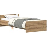  Okvir kreveta bez madraca boja hrasta artisan 90x200 cm | shoptok.hr