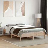 vidaXL Posteljni okvir 120x190 cm trdna borovina | Shoptok.si