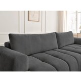 Bobochic Paris Temno siva raztegljiva/s prostorom za shranjevanje kotna sedežna garnitura (desni kot/z ležalnikom) Fuji – | Shoptok.si