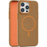  leather grip magsafe maska za iphone 13 pro - narandžasta | Eponuda.com