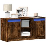Furnova TV omarica LED dimljeni hrast 100x34x50 cm inženirski les, (21922697) Cene