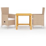  3-dijelni vrtni blagovaonski set bež | shoptok.hr