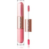 Makeup Revolution Double Up tekoče senčilo za oči 2 v 1 odtenek Blissful Pink 2x2,2 ml Cene