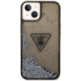 Guess GUHCP14MLFCTPK silikonski ovitek za iPhone 14 Plus 6.7 - črn z bleščicami | Shoptok.si