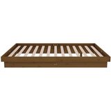  Okvir za krevet boja meda drveni 120 x 190 cm mali bračni | shoptok.hr