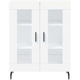  Visoka komoda bijela 69 5x34x180 cm konstruirano drvo | shoptok.hr