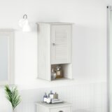 vidaXL Ormar za Kupaonicu na Zidu s pohranom Bijela 37 x 34 x 71.5 cm | shoptok.hr