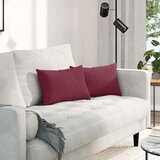 vidaXL jastučići za sofu 2 pcs vinska crvena 50 x 30 cm tkanina | shoptok.hr