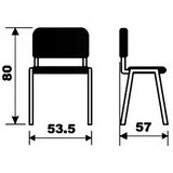 Olimp Sport Konferencijska stolica M 410 tapacir | ePonuda.com