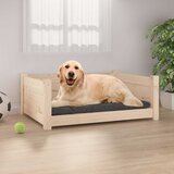  Krevet za pse 75,5x55,5x28 cm od masivne borovine | shoptok.hr
