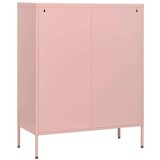 vidaXL Ladičar ružičasti 80 x 35 x 101,5 cm čelični | shoptok.hr