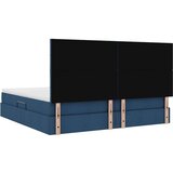  Krevet s od storage s madracem Plava 200 x 200 cm Lažna koža | shoptok.hr
