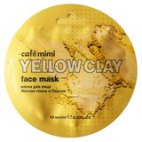 CafeMimi maska za lice sa glinom CAFÉ mimi - žuta glina i breskva super food 10ml Cene