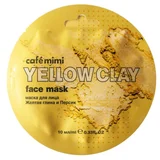 CafeMimi SUPERFOOD Maska za lice sa glinom (žuta i breskva) CAFÉ MIMI 10ml