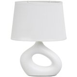 Casa Selección Bijela stolna lampa keramička s tekstilnim sjenilom (visina 30 cm) – | shoptok.hr