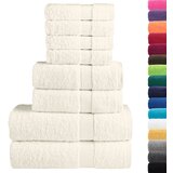  8-dijelni vrhunski set ručnika SOLUND krem 600 gsm | shoptok.hr