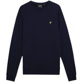 Lyle & Scott Puloverji Brushed Back Crew Neck Sweatsh ML1131V Modra Cene