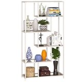 Hanah home By-30 - white, transparent whitetranparent bookshelf | ePonuda.com